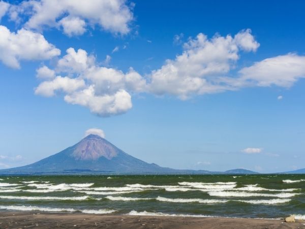 Vulkanen Concepción på øen Ometepe ude i Nicaraguasøen