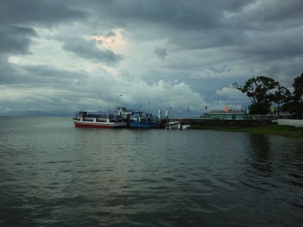 Færgen fra San Jorge til Moyogalpa på vulkanøen Ometepe i Nicaragua